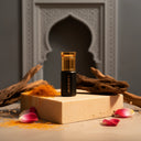 Amber perfume oil, Warm amber, saffron spice, oud, patchouli, soft woods