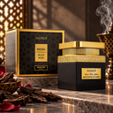 Dark musk. Smoky oud. A timeless Arabian fragrance ritual.

Premium Arabian Home Fragrance • Made in UAE • Traditional Muattar Bakhoor • 50g

Some home fragrances perfume a room. Others leave a lasting impression long after the moment has passed.

Muattar Black Musk Bakhoor